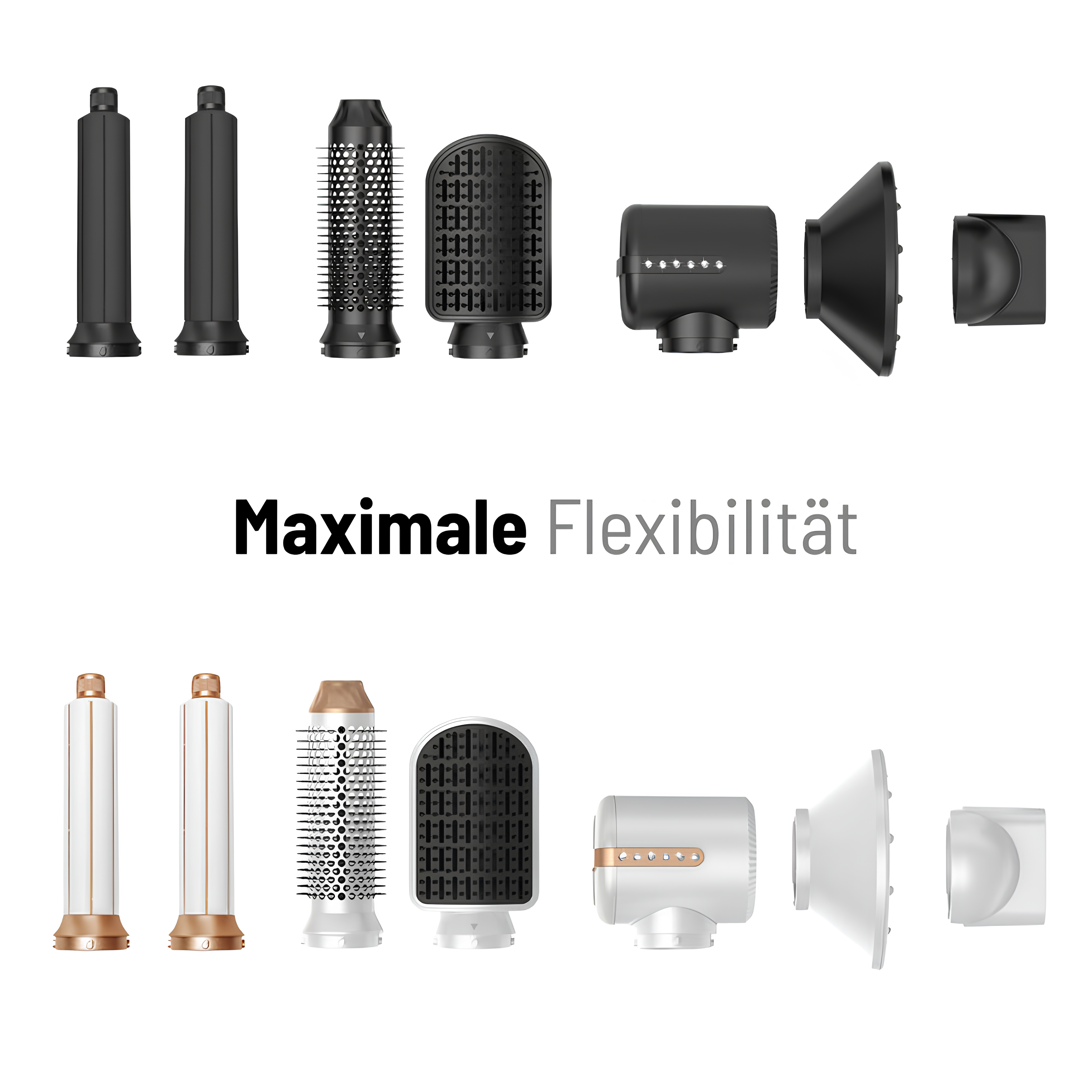 Weihnachten Deal - TrueGlow's - 7 in 1 Luxus-Haarstyler