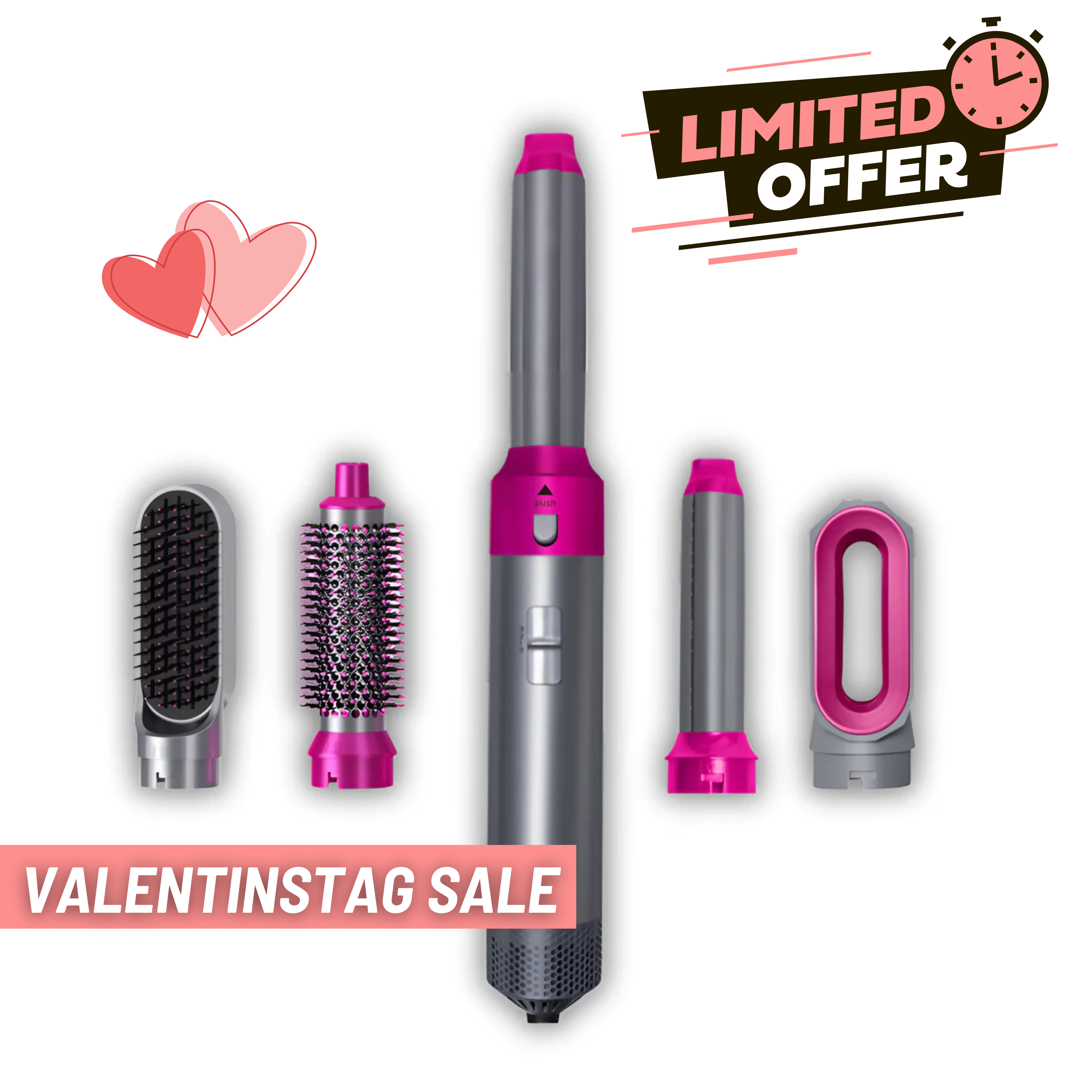 💞Valentijnsdag Sale💞 - Trueglow's - 5 in 1 Luxe Haarstyler