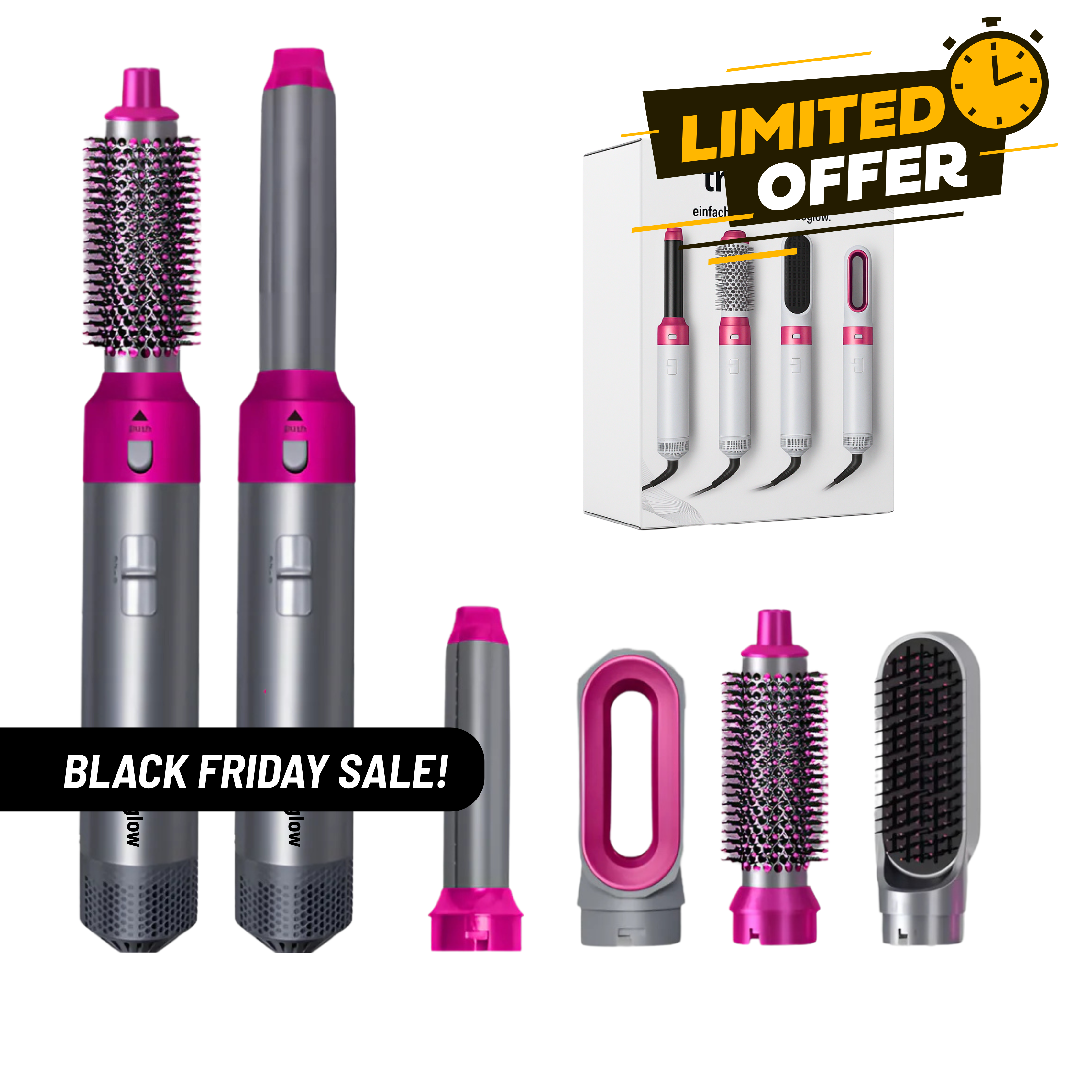 Trueglow's - 5 in 1 Luxe Haarstyler