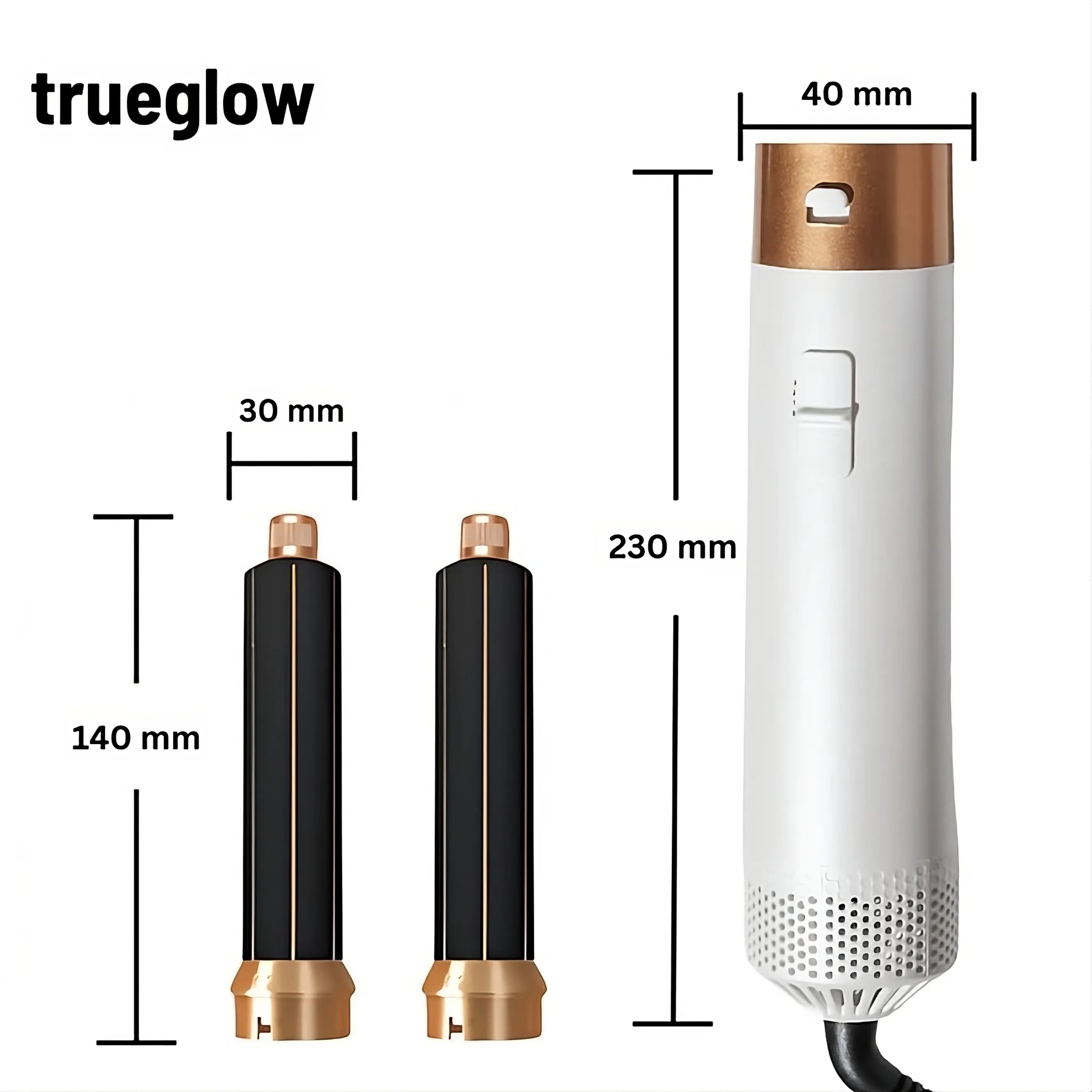 Trueglow's - 5 in 1 Luxus-Hairstyler