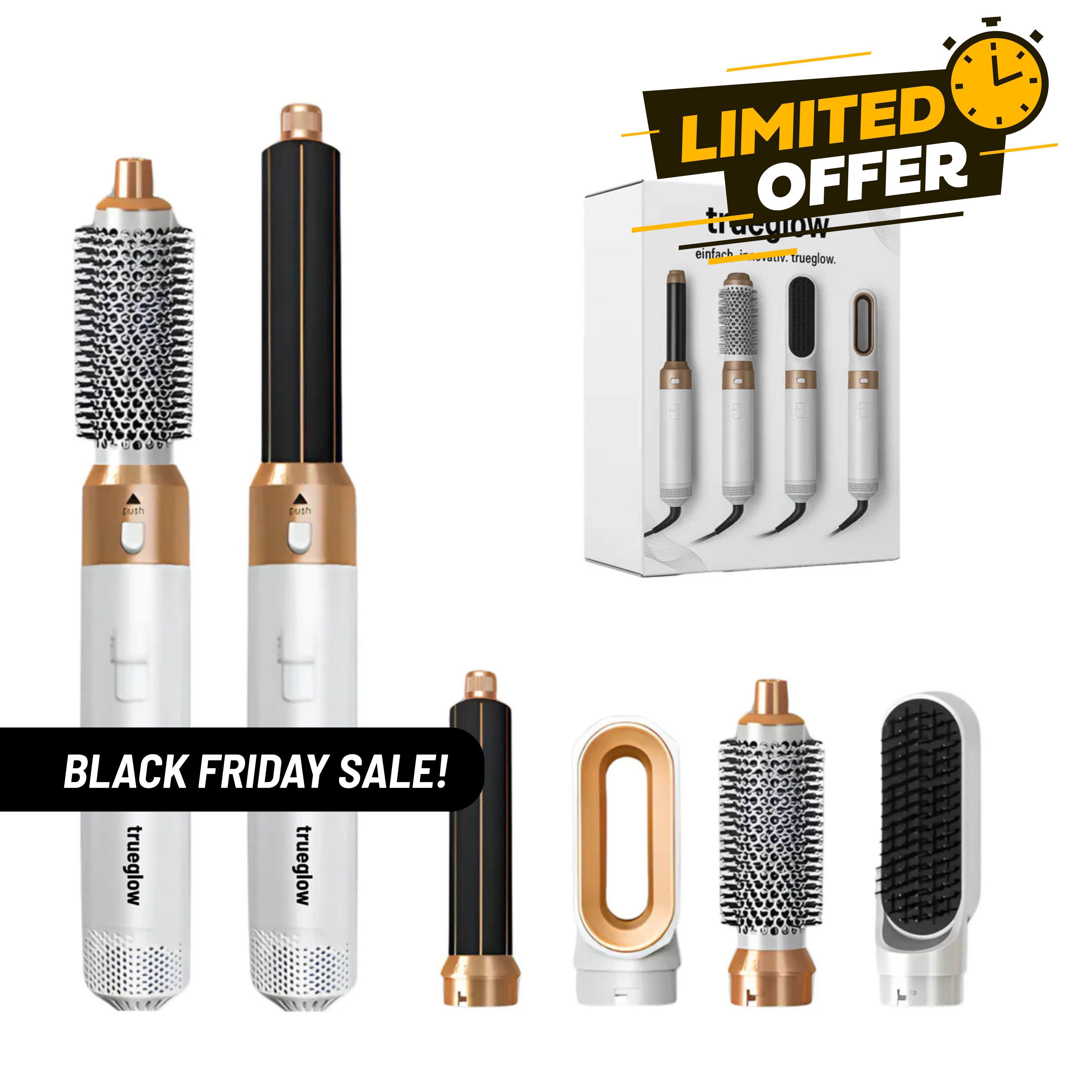 Trueglow's - 5 in 1 Luxe Haarstyler